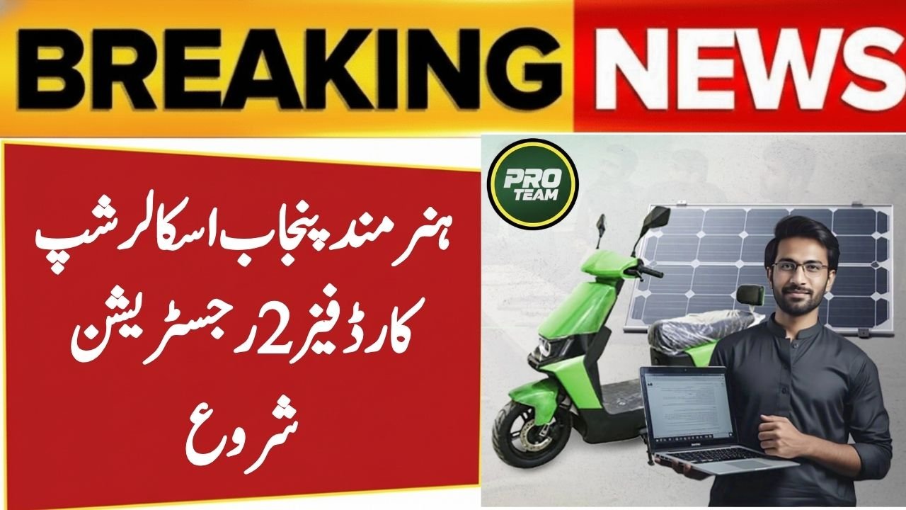 Hunarmand Punjab Scholarship Card Phase 2