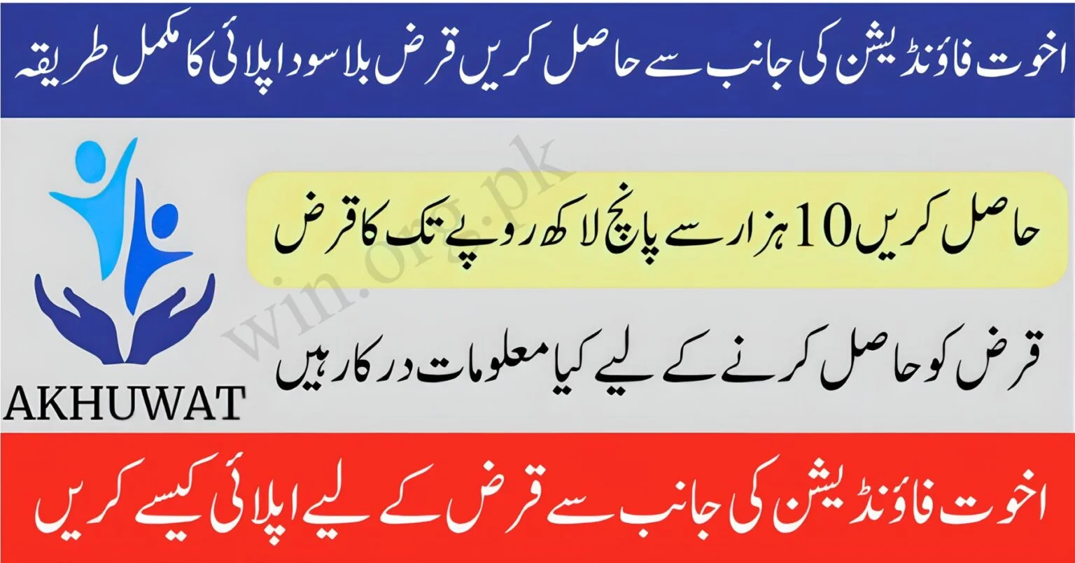 Akhuwat Foundation Interest Free Loan