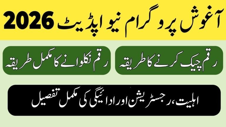 Aghosh Program 2026 Latest Update