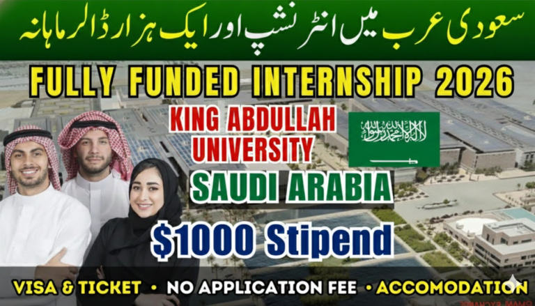 Saudi Arabia Announces Fully Funded Internship