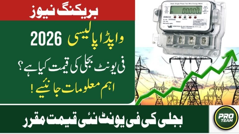 Electricity Unit Price in Pakistan 2026: Tariff Slabs, Latest Rates & Consumer Guide